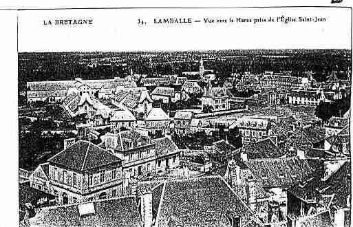 Ville de LAMBALLE Carte postale ancienne